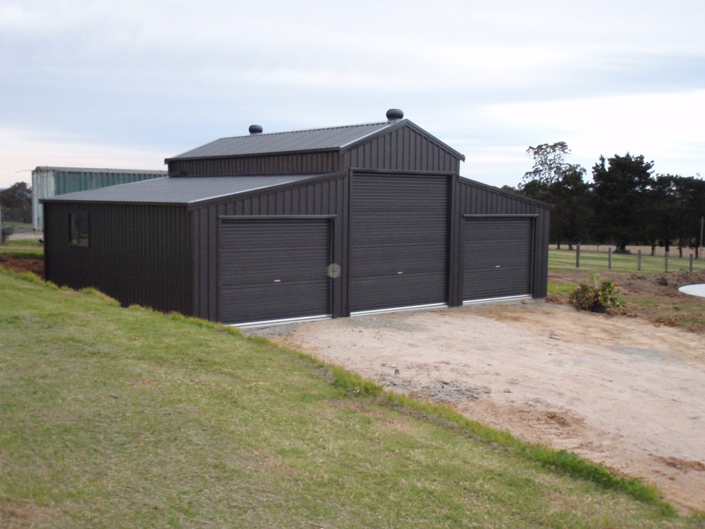 shearing shed with quarters behind. a typical australian